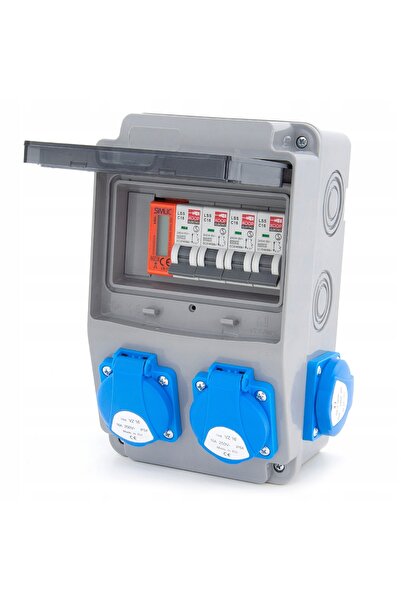 ELS Elektrotechnika 4*GS 230V SIGURANȚĂ GARANTATĂ 4x C16 + 1F CUȚIE DE DISTRI...