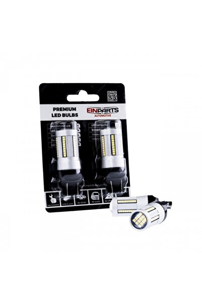 EinParts Automotive Becuri LED EINPARTS 7440 W21W pentru mașină 9-16V Alb CAN...