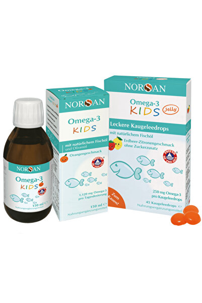 NORSAN Omega 3 FISK Oil + Jellies (45 pcs)