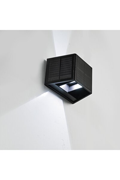NO BRAND Lampă solară de perete 6000K cu senzor automat de amurg și zori 50lm
