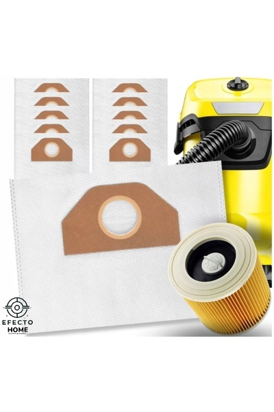 Galaxia 10x Saci de înlocuire pentru aspirator Karcher WD3 WD4 WD5 WD6 SE4001