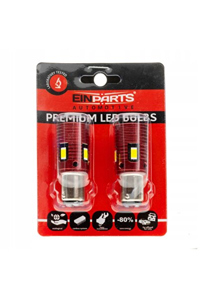 EinParts Automotive Becuri LED EINPARTS P21W/5W 1157 pentru mașină 12V CANBUS...