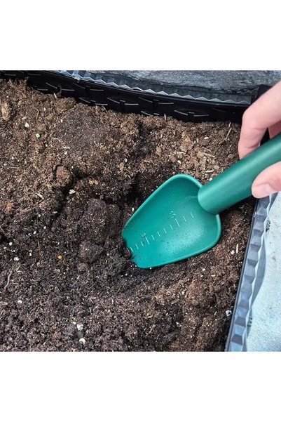 NO BRAND Set de 4 unelte de grădină durabile: 2x sapă, greblă, cultivator
