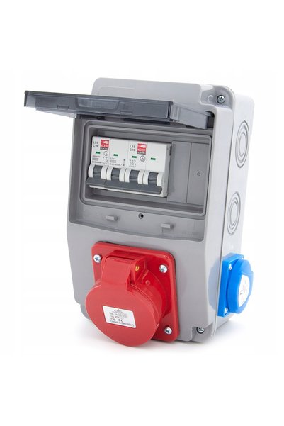 ELS Elektrotechnika Cutie de distribuție de grădină protejată 2*GS + C16 Alim...
