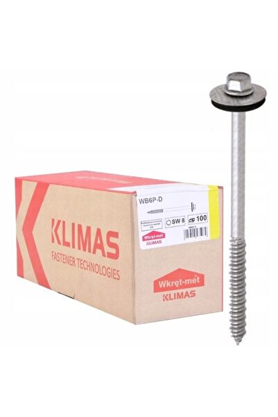 Klimas Wkret-Met Șuruburi autofiletante 6,3x205mm pentru plăci laminate, beto...
