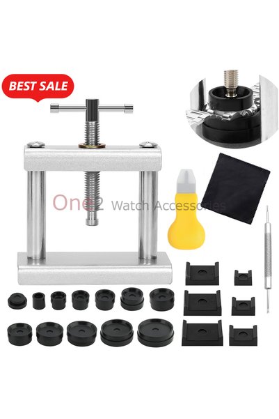 Choice 22pcs Watch Press Tool Set Watch Back Case Closer for Closing The Cove...