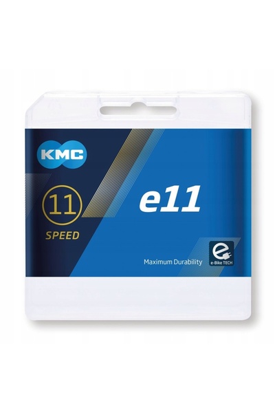 KMC Lanț E11 cu 122 de zale, argintiu