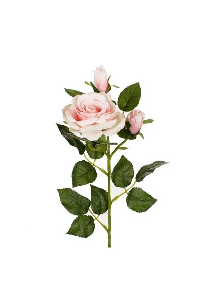 OEM Floare Artificială Trandafir Roz 73 cm – Decor Realist pentru Casă și Eve...
