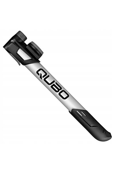 qubo Pompă de ciclism din aluminiu, 100 PSI / 7 bar, cu manometru și mâner