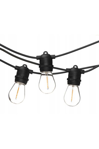 NO BRAND Ghirlandă LED de 9m cu 15 lumini, tensiune joasă, pentru grădină și ...