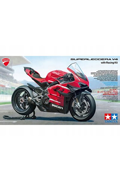TAMIYA 1:12 Ducati Superleggera V4 cu kit de curse 14143