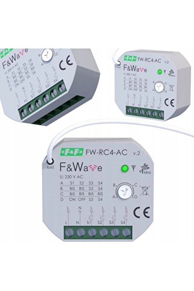 F&F DİZAYN Transmițător Radio Submersibil 230V FW-RC4AC