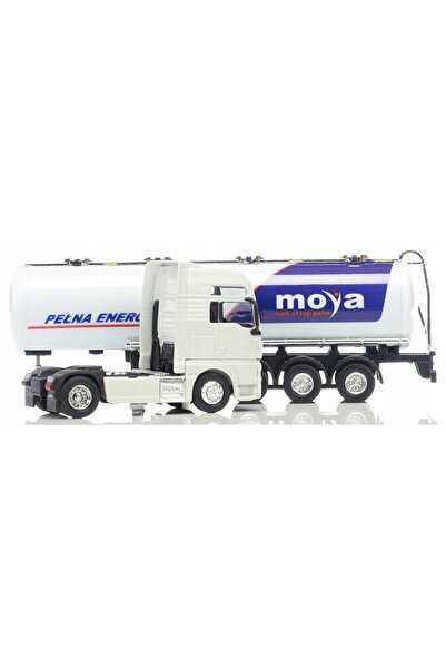 NO BRAND Model metalic de camion MAN MOYA pentru transport combustibil, cu ci...