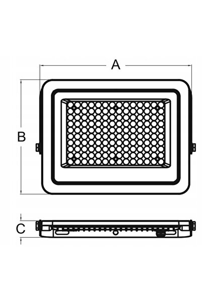ecolight PROIECTOR LED HALOGEN 20W 3000K CALD IP65 NL-1 CU SENZOR DE MIȘCARE PIR