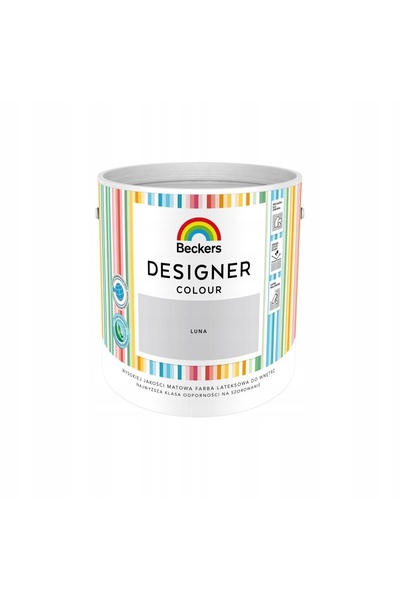 Beckers Designer Colours BECKERS PAINT DESIGNER VOPSELE LATEX LUNA 2.5L
