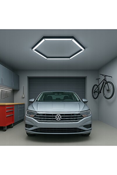 NO BRAND Lampă LED de design HEXAGON 1 42W 4000K ideală pentru birouri moderne