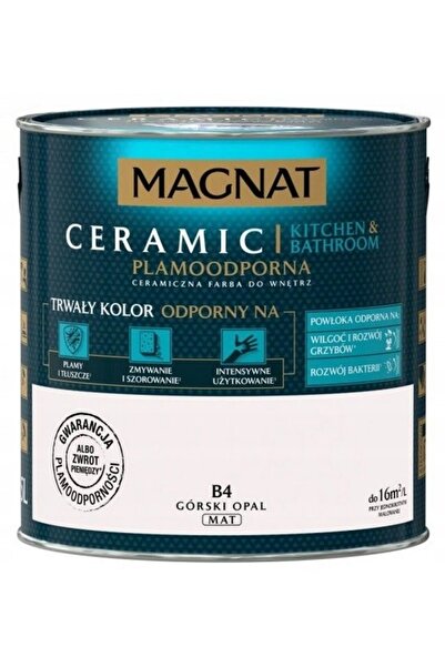 MAGNAT Vopsea ceramică pentru bucătărie și baie, Mountain Opal B4, 2.5L