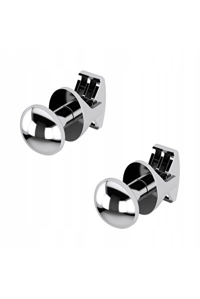 TERMA Suport cu cârlig pentru radiator GRIP CHROM x2