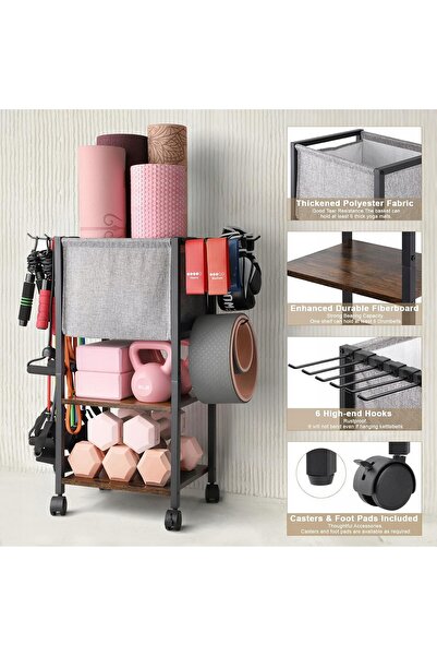 NO BRAND Suport pentru gantere, accesorii sport yoga, antrenament de forță, r...