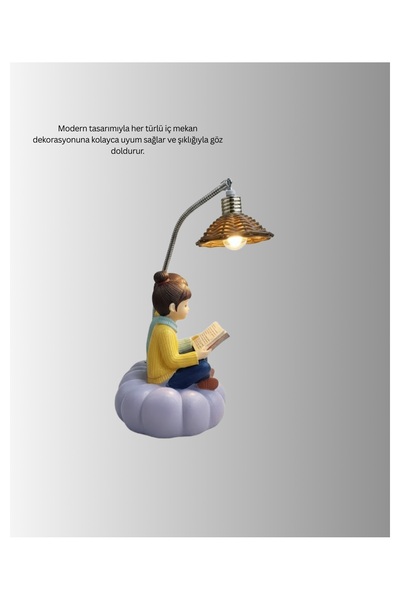 Generic Brand مصباح ليلي LED على شكل زوجين يقرأان كتابًا، مصباح طاولة زخرفي رومانسي، هدية للحبيب
