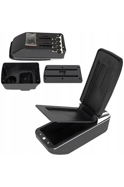 MODECAR Cutie cotieră auto și kit de montaj pentru Skoda Fabia II 2 MK2 08-