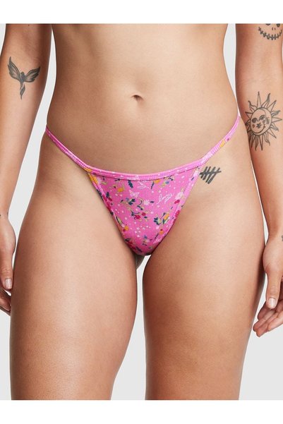 PINK Pamuklu V-String Külot