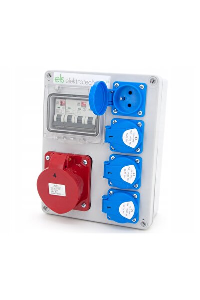 ELS Elektrotechnika Cutie de distribuție pentru construcții 4x16A 230V IP44, ...