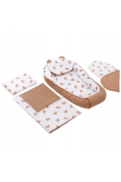Jukki Set bebeluși din bumbac 5 piese XXL COCOON