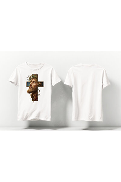 OEM Tricou cu crucea lui Isus colorată