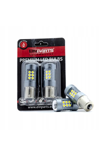 EinParts Automotive Becuri LED P21W 1156 pentru lumini spate cu sistem CANBUS