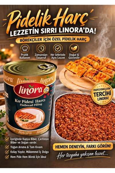 LİNORA Kır Pidesi ve Börek Harcı 4 kg Net
