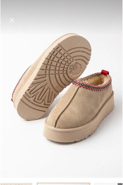 akix Ultra Mini Short Suede Women's Boots Shoes Slippers with Fur Inside