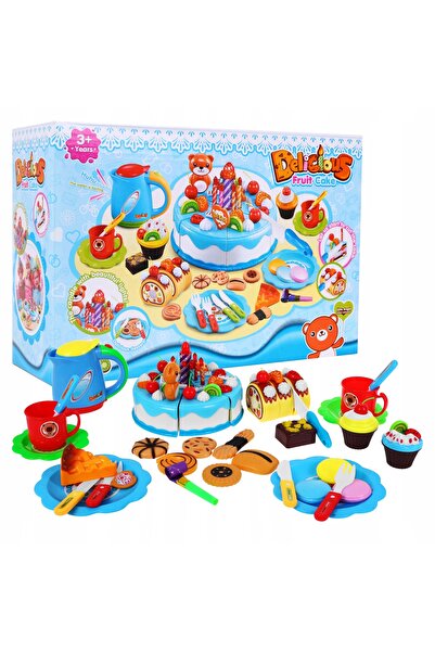 Ramiz Set Aniversar Tort Albastru 3+