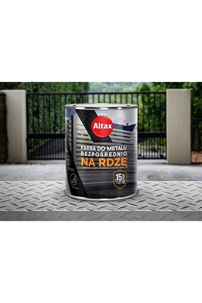 Altax Vopsea metalică negru ruginiu semi-mat 2.5L