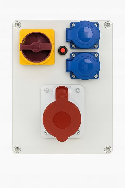 PAWBOL R-BOX 240 tablou de distribuție pentru construcții, 1x16A/4P, 2x230 + ...