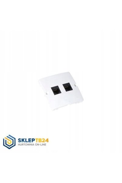 Kontakt-Simon Priză RJ45 pentru calculator, dublă, BMF52.02/11 Modul bază, alb
