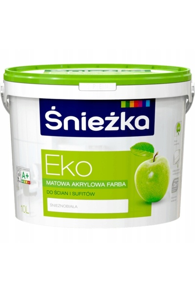 Śnieżka Vopsea Eco Acrilică Perete Tavan Albă 10L