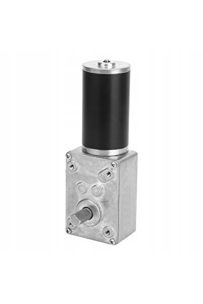 NO BRAND Motor cu angrenaj 12V 400 RPM 3.4 kg.cm, motor cu angrenaj melcat 12...