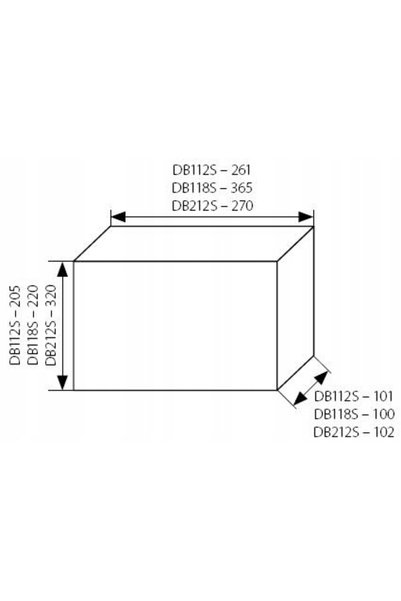 KANLUX 1x12 DB112S 1X12P/SMD 3833 Placă de distribuție IDEAL pentru montaj la...