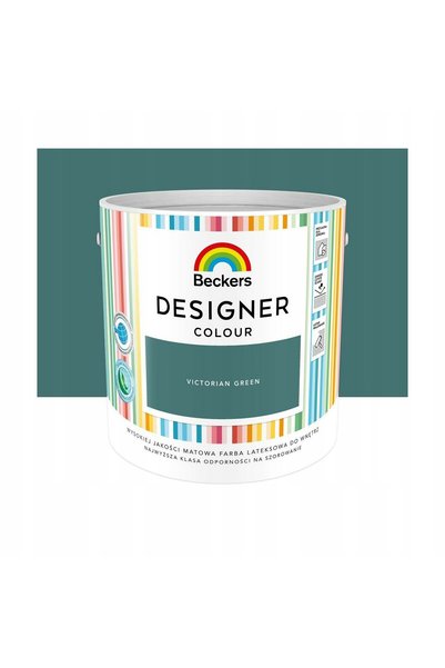 Beckers Designer Colours BECKERS Vopsea Designer Latex Verde Victorian 2.5L