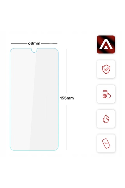 ALOGY Sticlă securizată pentru Samsung Galaxy A35/A55 5G, folie de protecție ...