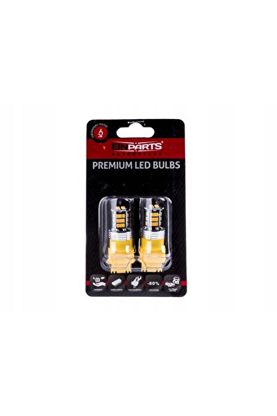 EinParts Automotive Becuri LED EINPARTS P27W T25 pentru mașini 9-16V portocal...
