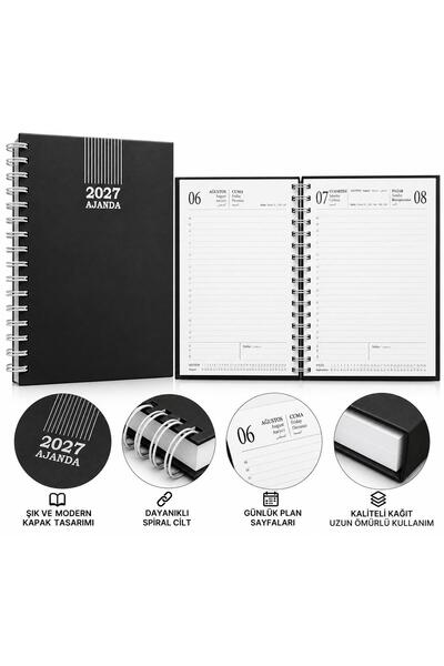 Pars Hard Cover Spiral 17X24 Agenda 2027 Lined