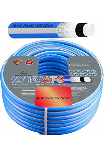 Best Furtun de grădină flexibil de înaltă presiune, 50M, 1/2 inch, cu 6 straturi
