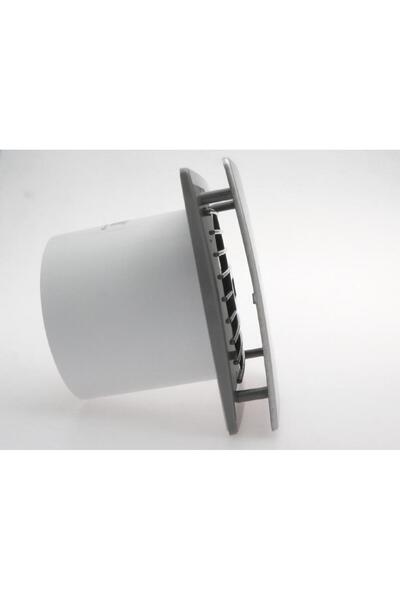 Elplast Ventilator plat, cu față din plastic, argintiu, fi100