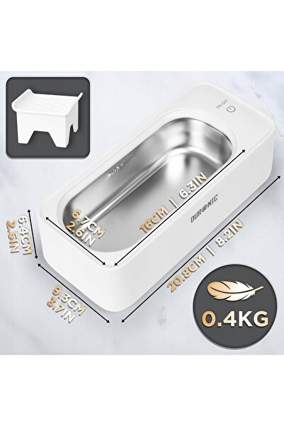 NO BRAND MYJKA CURĂȚĂTOR CU ULTRASUNETE PENTRU OCHELARI EFFICIENT 18W STERILI...