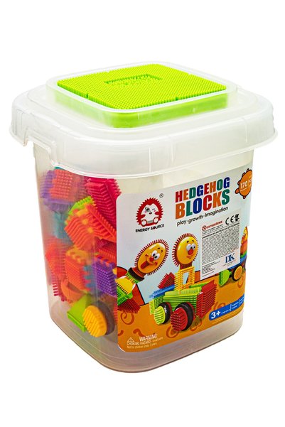 DK Blocuri de construcție CREATIVE pentru copii WAFLES Arici Piepteni 170 piese.