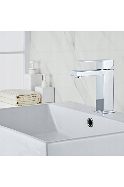 Hydrosana Baterie de baie UMYWALKOWA, design subțire, montare pe blat, cu aer...