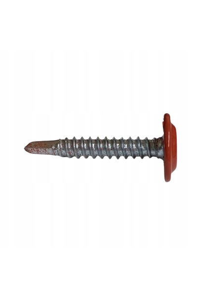 Etanco Șuruburi autofiletante 4,2x32 pentru tablă, cu șaibă, RAL3000 GM-B250pcs