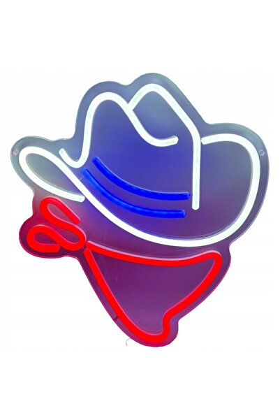 NO BRAND LAMPĂ LED BELINE NEON LIGHT COWBOY PENTRU EFECT DE DECOR INTERIOR
